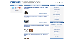 Desktop Screenshot of dremelnewsroom.com