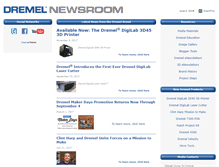 Tablet Screenshot of dremelnewsroom.com